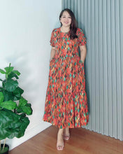 Load image into Gallery viewer, *Atasha Maxi Printed Dress 0078