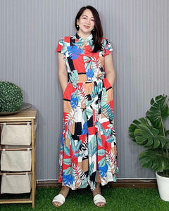 Bela Maxi Printed Dress 0077