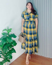 Load image into Gallery viewer, *Amara Maxi Checkered Dress 0007