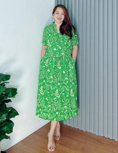 Load image into Gallery viewer, *Donna Printed Drawstring Dress 0377