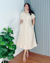 Load image into Gallery viewer, *Julia Maxi Eyelet Embroidered Dress 0046