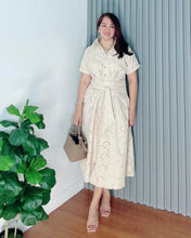 Load image into Gallery viewer, *Julia Maxi Eyelet Embroidered Dress 0046