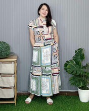 Load image into Gallery viewer, Bela Maxi Printed Dress 0079