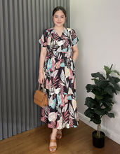 Load image into Gallery viewer, Sale! Sigrid Maxi Printed Dress 0035