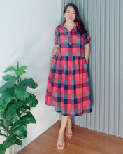 Load image into Gallery viewer, *Ara Checkered Dress 0018