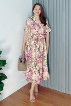 Load image into Gallery viewer, *Donna Printed Drawstring Dress 0386
