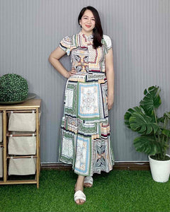 Bela Maxi Printed Dress 0079