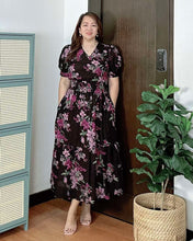 Load image into Gallery viewer, *Sigrid Maxi Printed Dress 0098