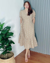 Load image into Gallery viewer, Say Overlap Eyelet Dress 0004