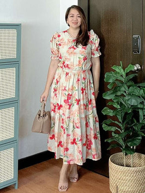 *Martha Maxi Printed Dress 0054