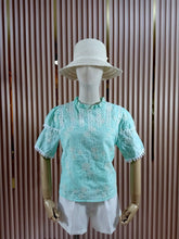 Load image into Gallery viewer, Sale! Bkk Eyelet Ruffles Blouse 0005