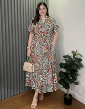 Load image into Gallery viewer, Sale! Althea Printed Maxi Dress 0025